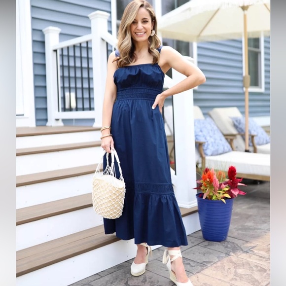 LOFT Dresses & Skirts - NWT Loft Navy Blue Maxi Dress